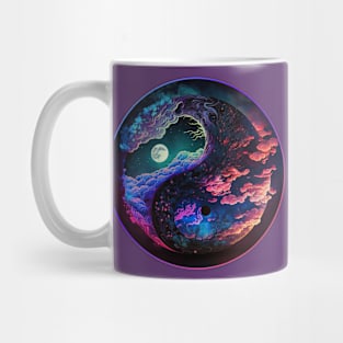 Night Sky Yin Yang Mug